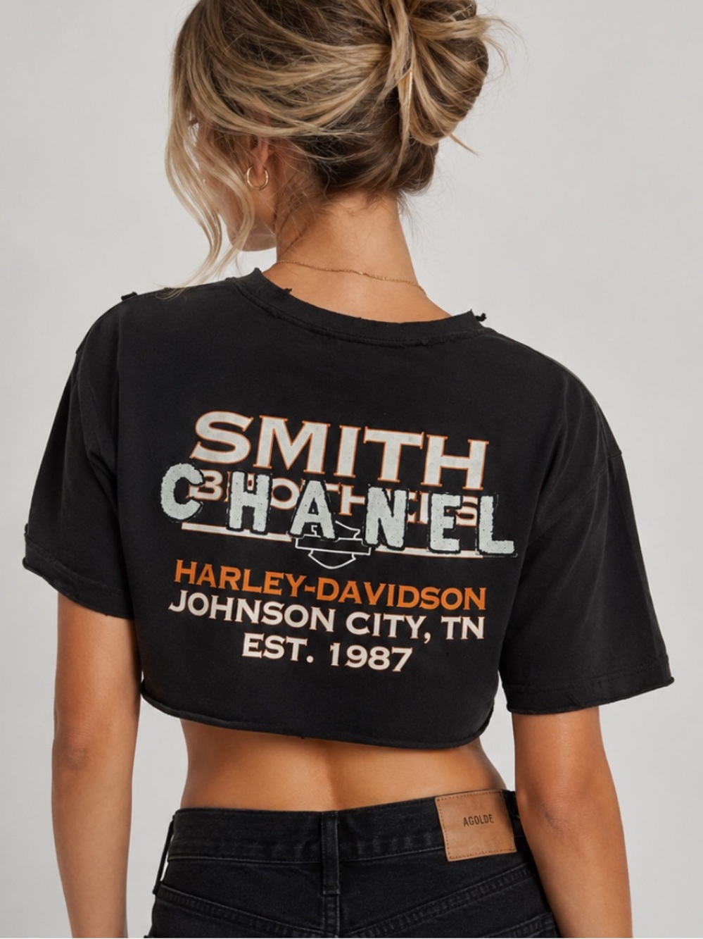 Harley Davidson patched shirt